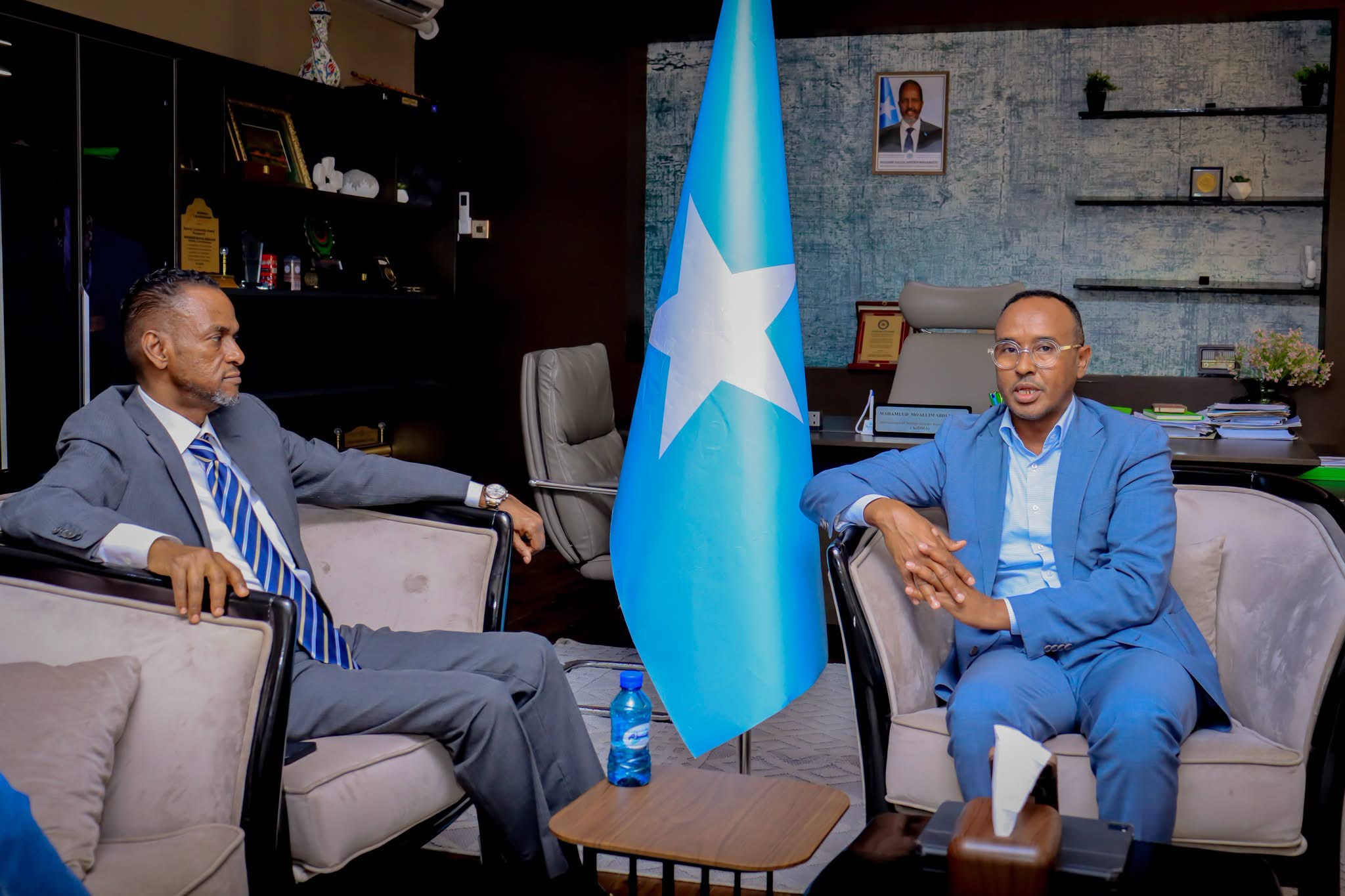 Guddoomiyaha Hay'adda SoDMA iyo Guddoomiyaha Hay'adda Qaxootiga Qaranka oo Xaalladda El Niño ka wada hadlay