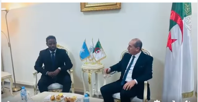 Guddoomiyaha Golaha Dhaqaalaha Qaranka oo la kulmay dhiggiisa Dalka Aljeeriya