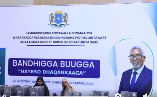 Bandhigga Buug loogu magacdaray “Haybso Dhaqankaaga”  oo Muqdisho lagu qabtay