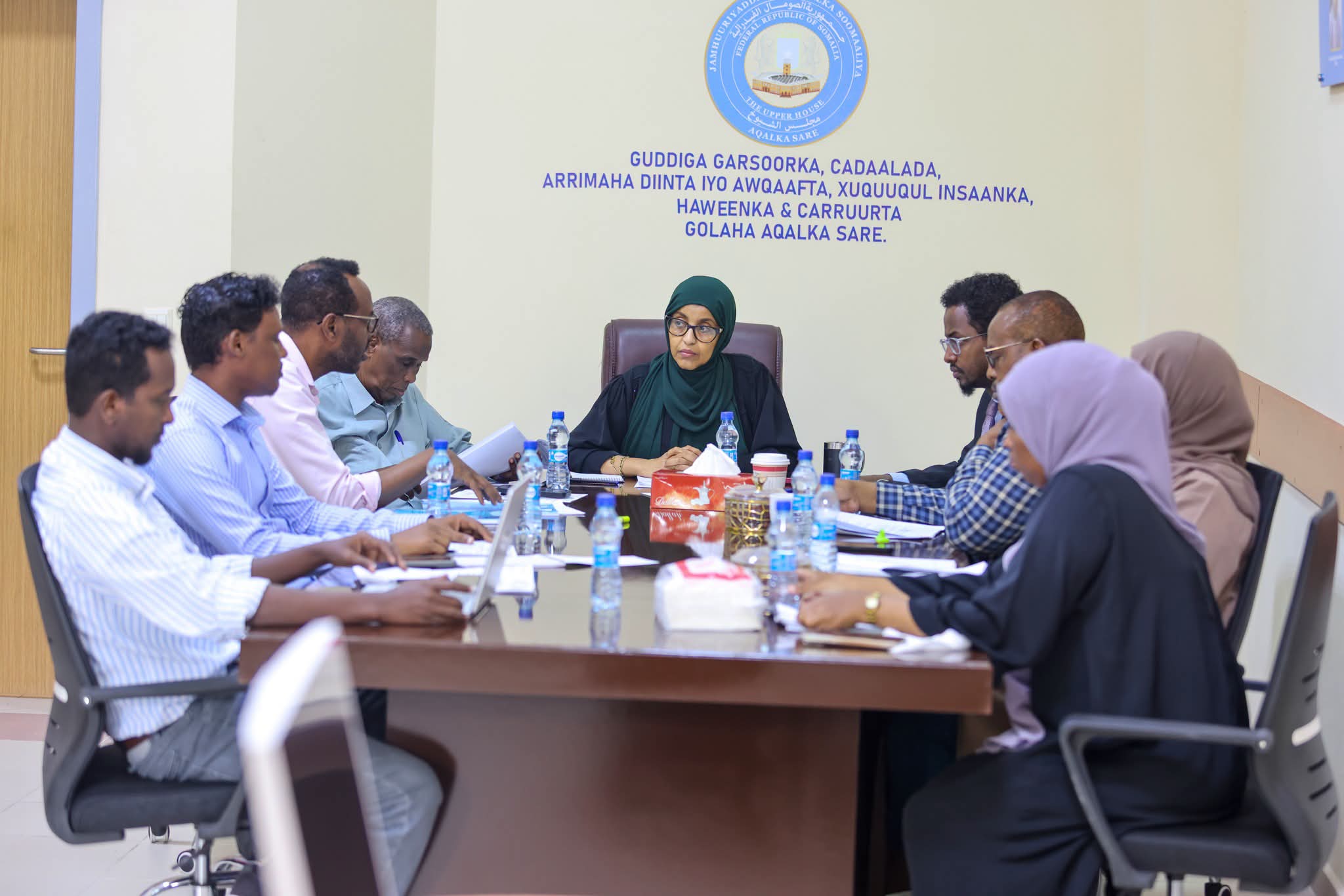 Guddiga Garsoorka, Caddaaladda, Arrimaha Diinta ee Aqalka Sare oo yeeshay kulankiisii 4-aad